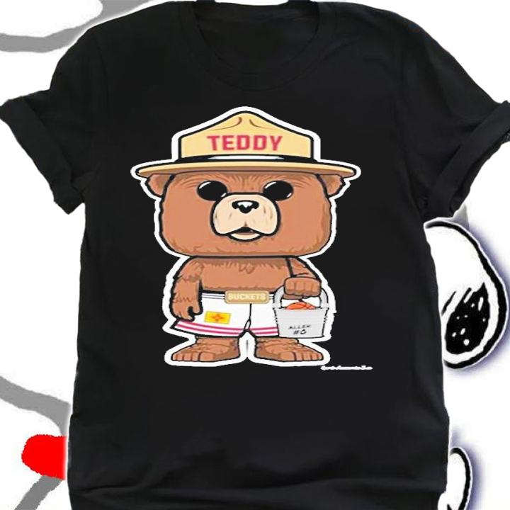 Teddy Allens Teddy Buckets Teddy Buckets DTG T-Shirt shirt