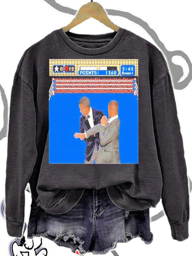 The Fight Of Will Smith And Chris Rock Shirt Oscars 2022 Battle T-Shirt sweatshirt