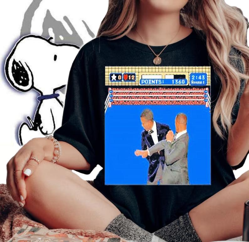 The Fight Of Will Smith And Chris Rock Shirt Oscars 2022 Battle T-Shirt woman shirt