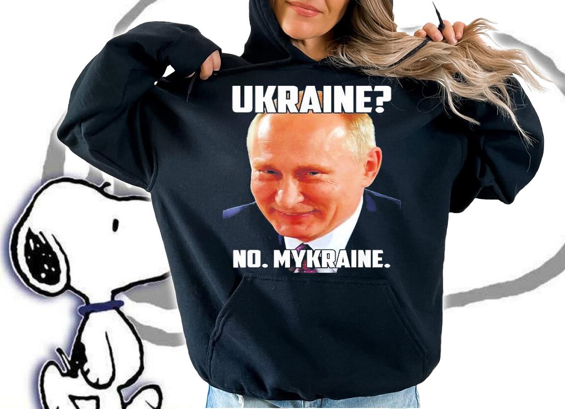 Ukraine No Mykraine Putin Meme Support T-Shirt