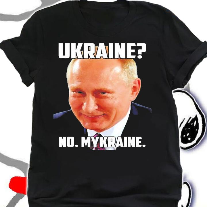 Ukraine No Mykraine Putin Meme Support T-Shirt