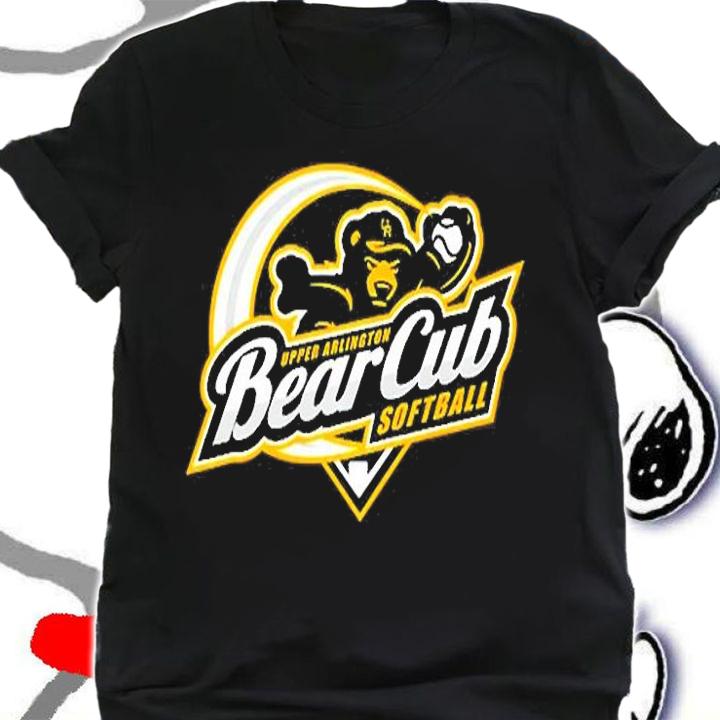 Upper Arlington Bear Cub Softball Logo T-Shirt shirt