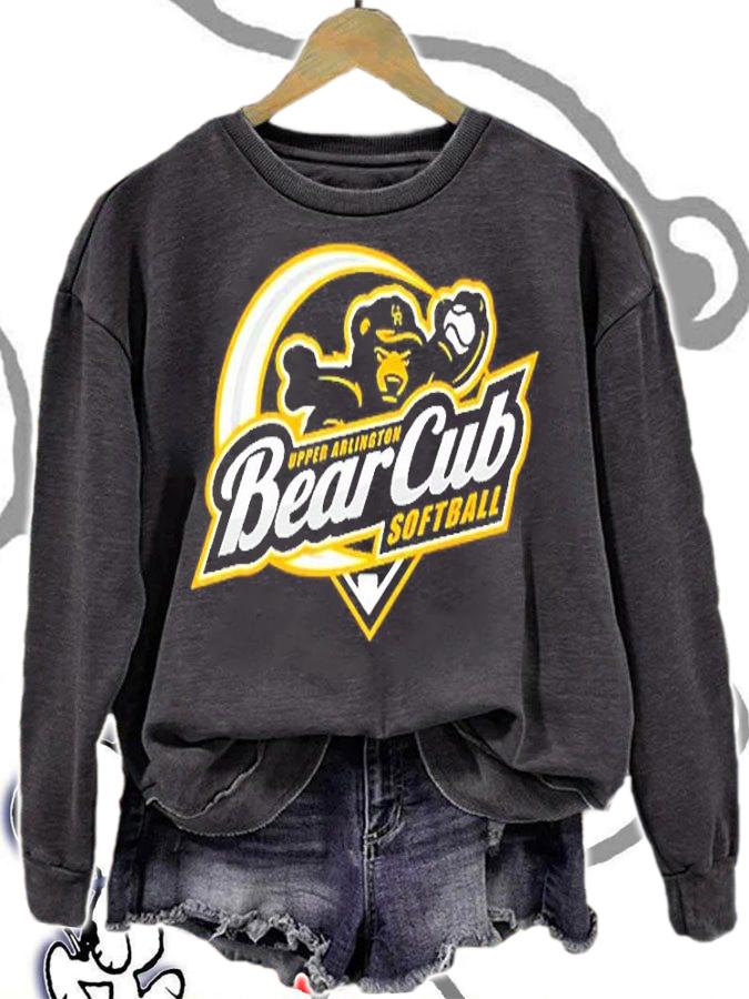 Upper Arlington Bear Cub Softball Logo T-Shirt sweatshirt