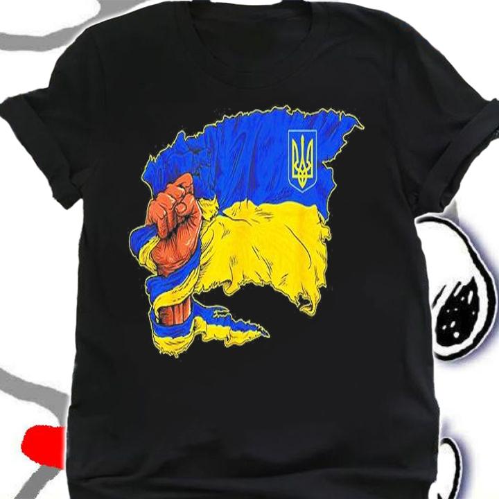 Vintage Ukraine Ukrainian Flag Pride Ukraine Flag Symbol Love Ukraine T-Shirt shirt