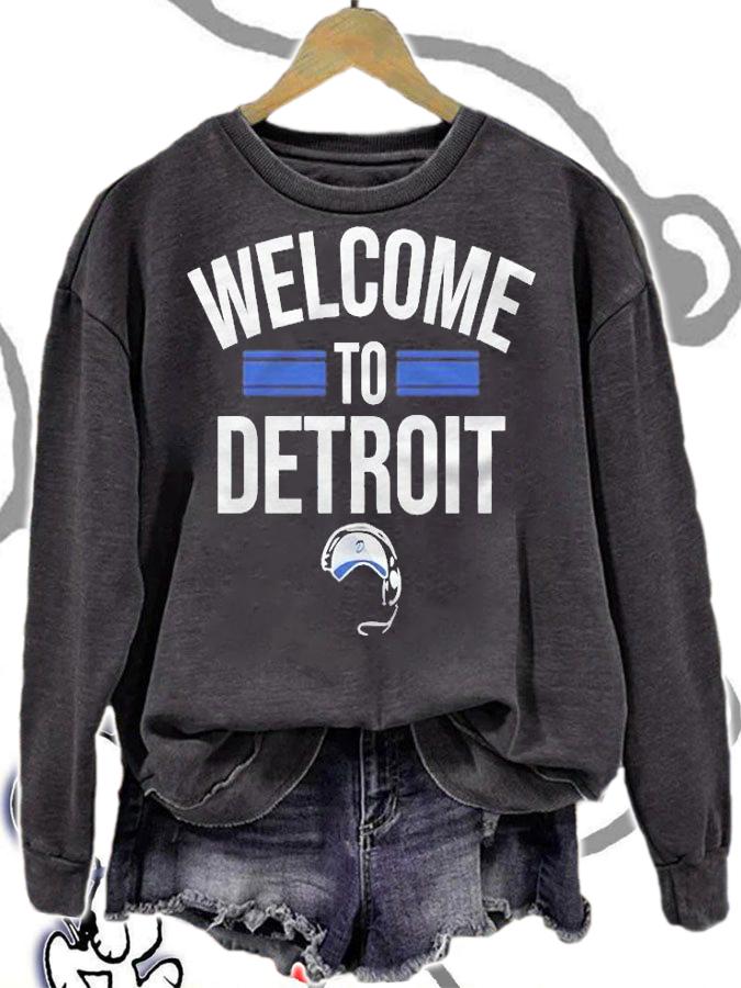 Welcome to Detroit T-shirt sweatshirt