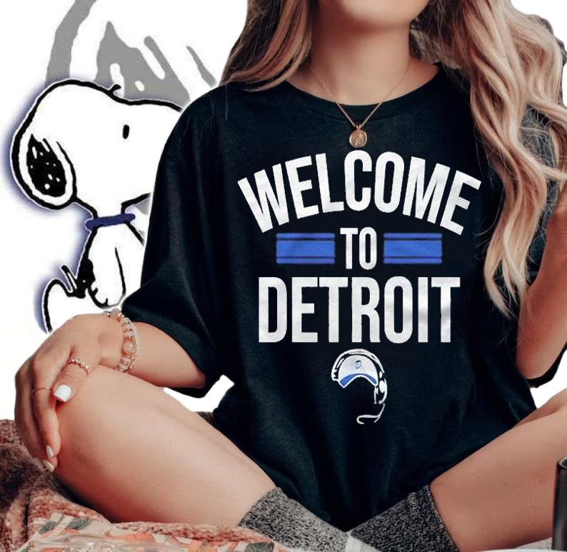 Welcome to Detroit T-shirt woman shirt