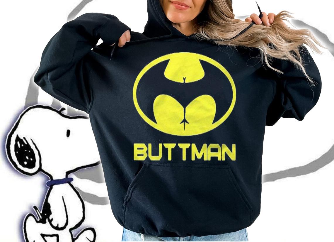 Buttman Funny Batman Logo Parody t-shirt hoodie
