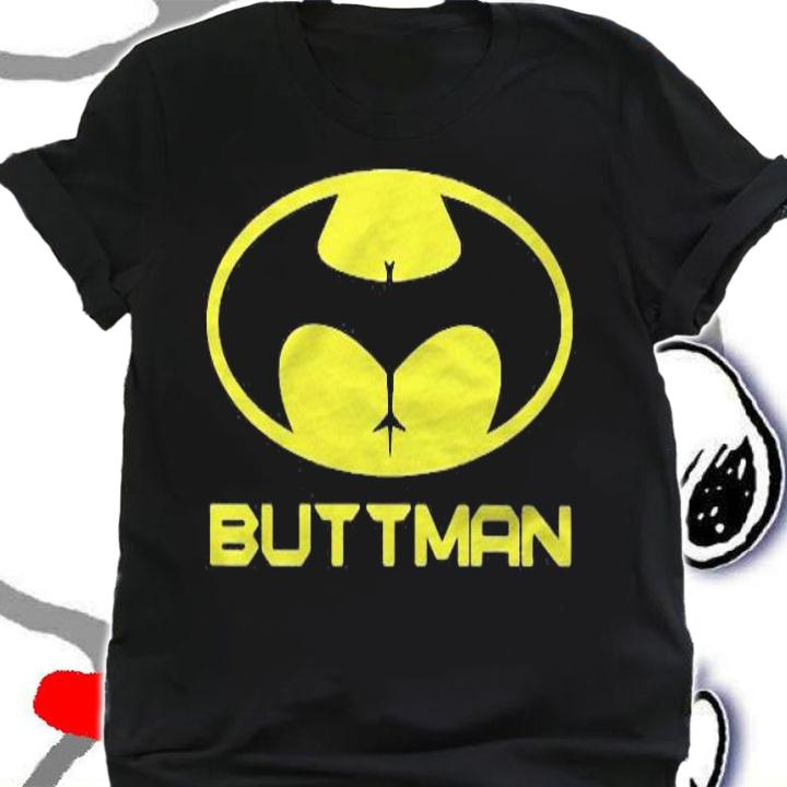 Buttman Funny Batman Logo Parody t-shirt shirt