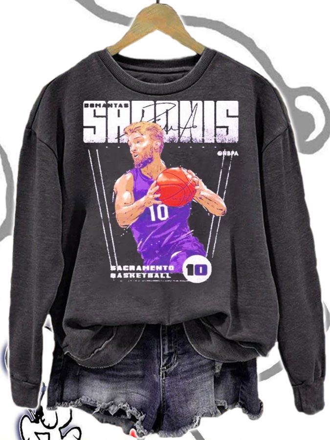 Domantas Sabonis Sacramento Premiere Basketball Shirt