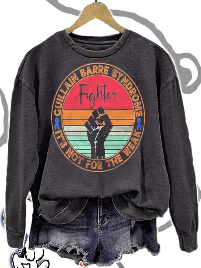 Guillain Barre Syndrome Awareness Fighter Warrior Men Women Shirt sweatshirt