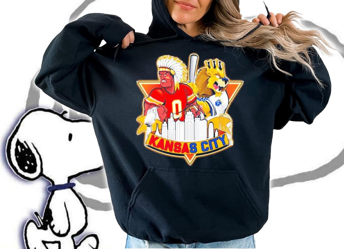 Kansas City Mascot Kansas City Chiefs Vs Kansas City Royal Shirt hoodie