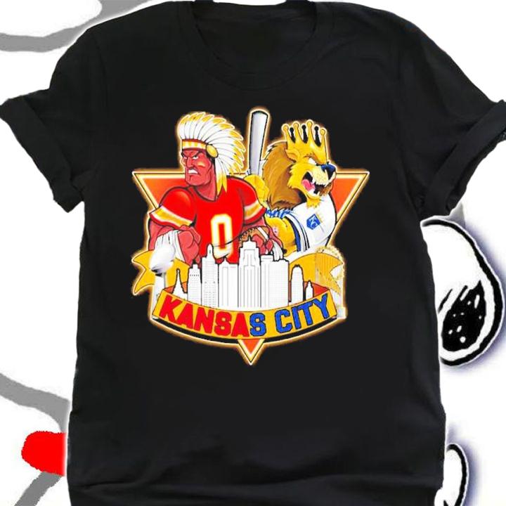 Kansas City Mascot Kansas City Chiefs Vs Kansas City Royal Shirt shirt