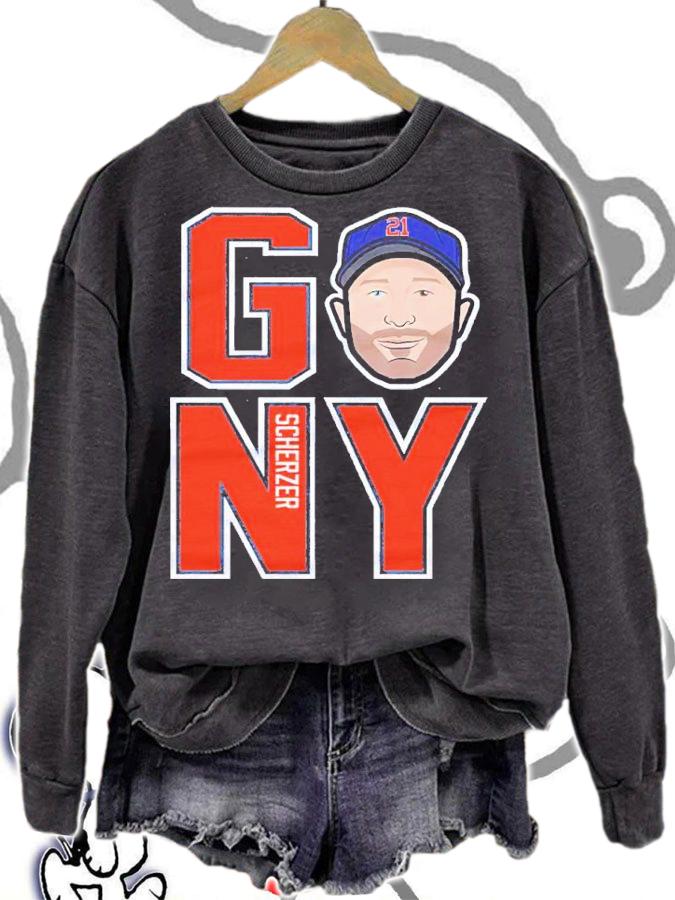Max Scherzer New York M GO NY Baseball Shirt