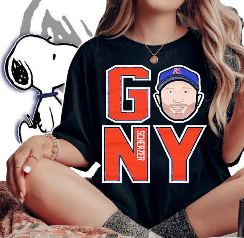 Max Scherzer New York M GO NY Baseball Shirt