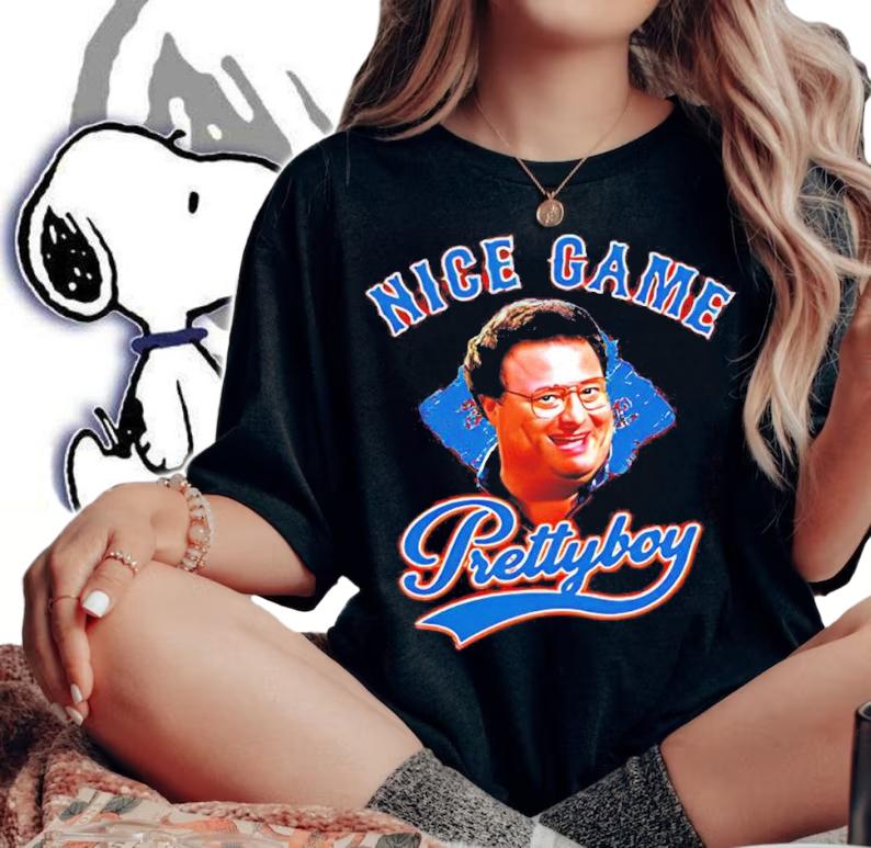 Seinfaeld Nice Game Pretty Boy Shirt woman shirt