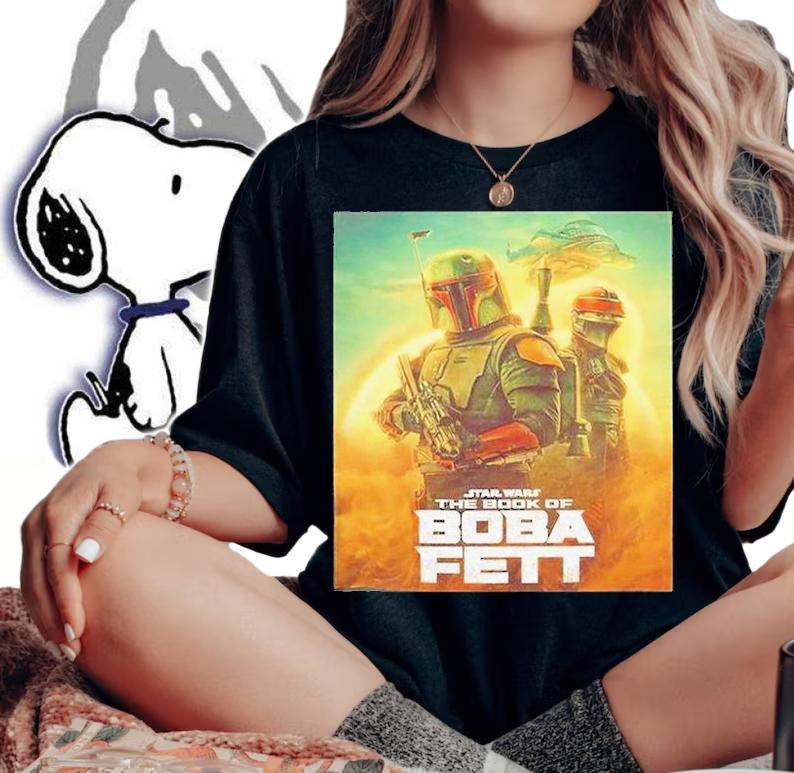The Book Of Boba Fett Star Wars Movie T-Shirt woman shirt