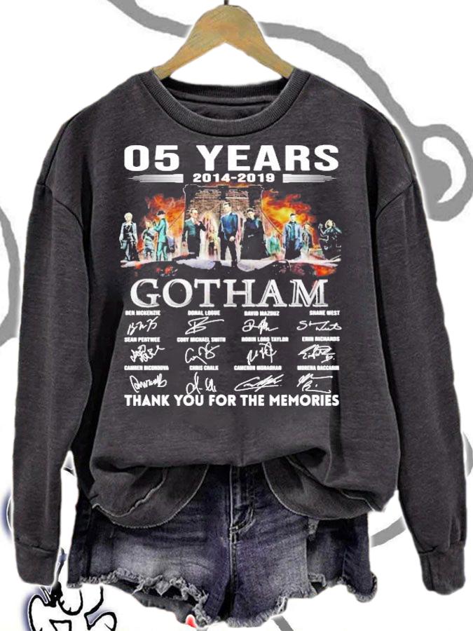 05 years 2014 2019 Gotham thank you for the memories t-shirt