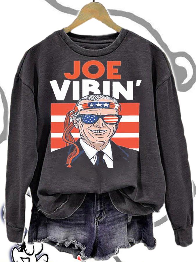Joe Vibin' Funny 4th Of July President T-Shirt
