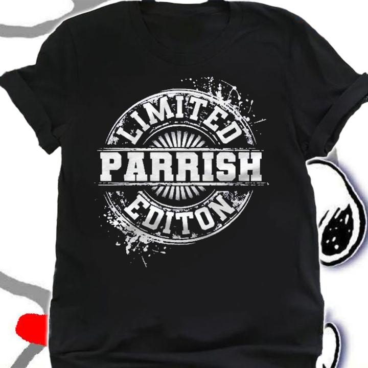 Parrish Funny Surname Family Tree Birthday Reunion Gift Idea Shirt shirt