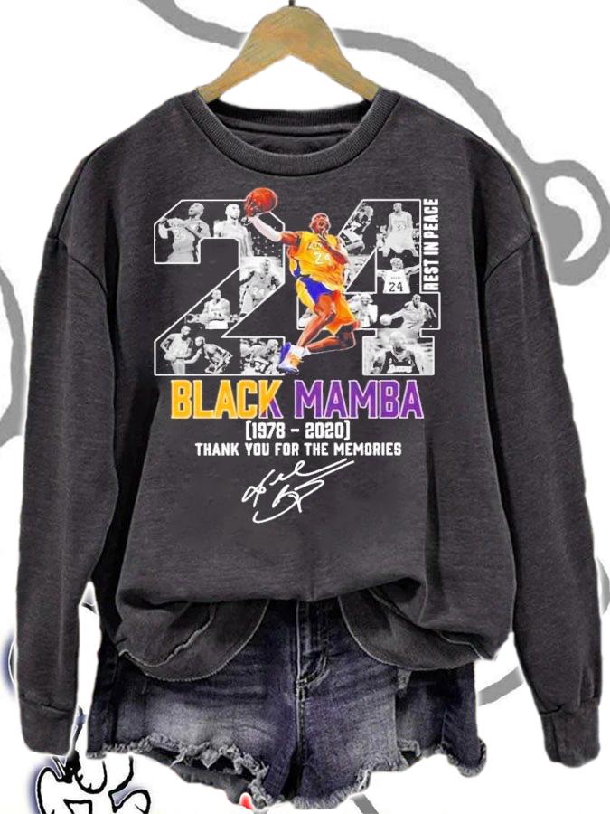 24 Black Mamba 1978-2020 thank you for the memories t-shirt sweatshirt