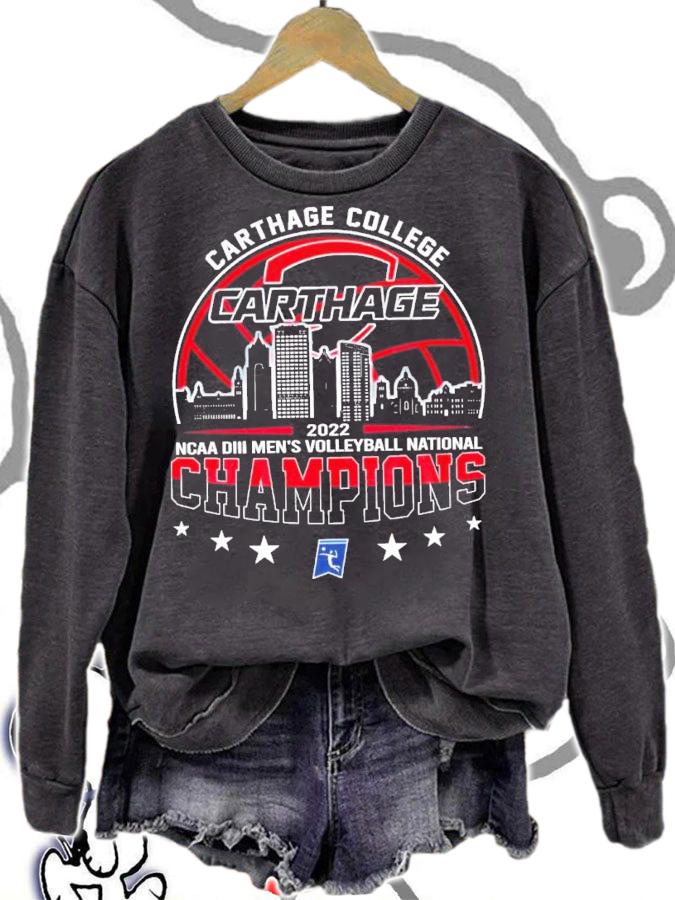 Carthage College NCAA DIII Men's Volleyball National Champions 2022 Shirt