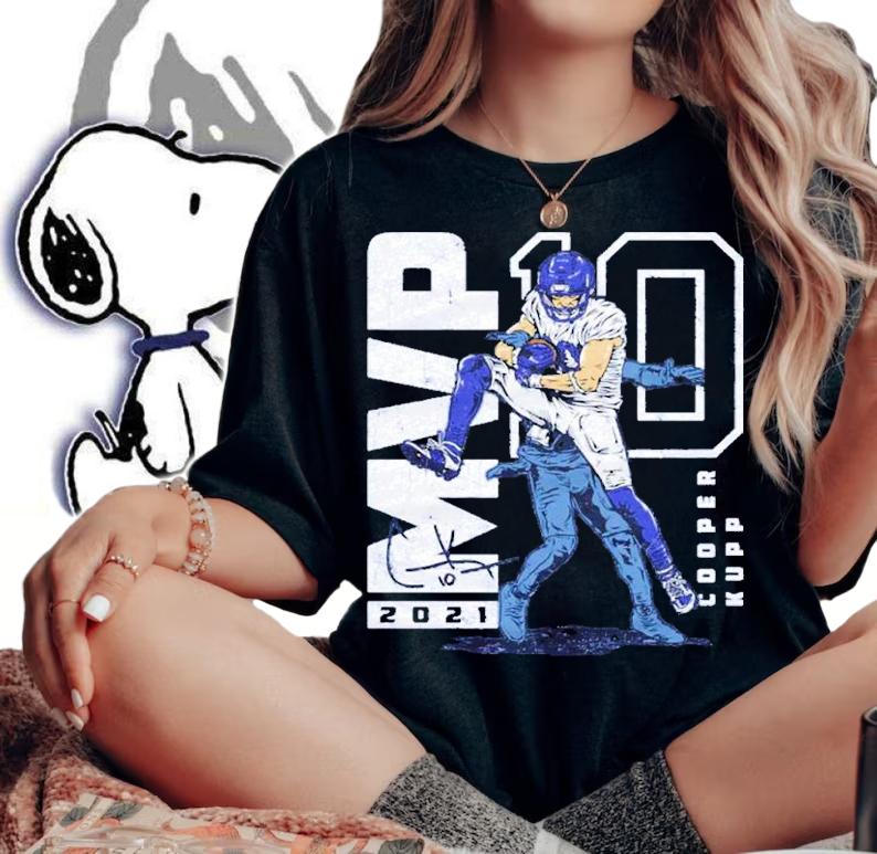 Cooper Kupp Los Angeles R MVP Football Signatures Shirt woman shirt