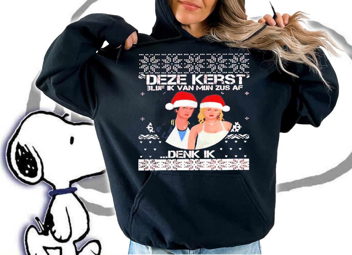 Deze Kerst 3luf Ik Van Mijn Zus Af Denk Ik T-Shirt