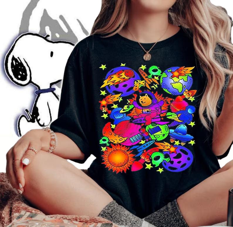 Dogecoin To The Moon T-Shirt woman shirt