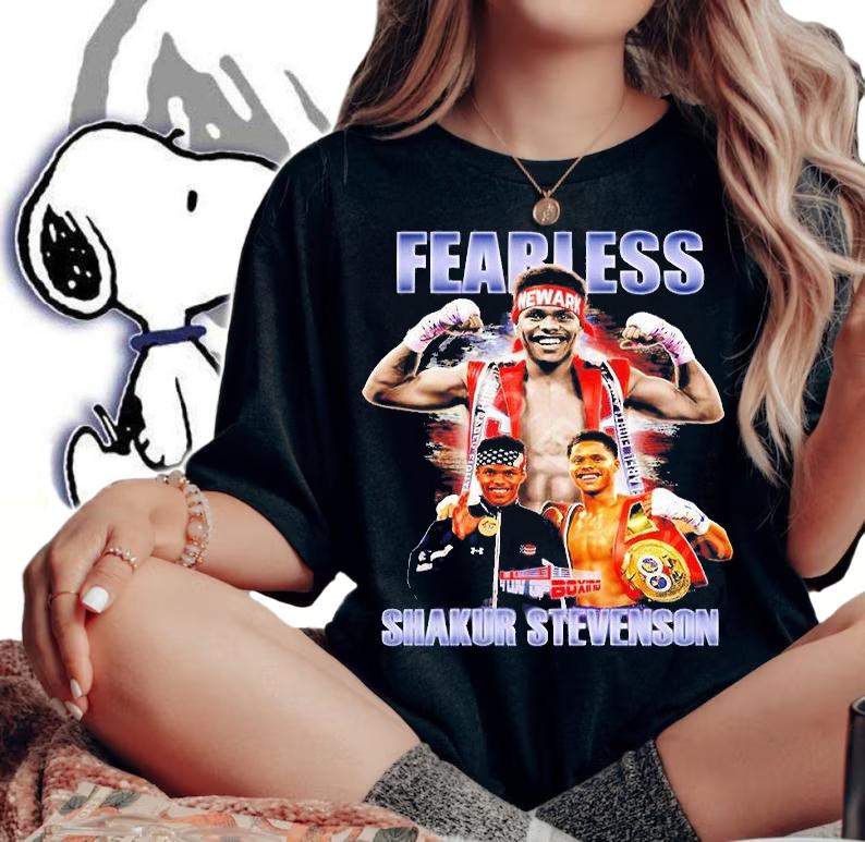 Fearless Shakur Stevenson WBC World Champions T-Shirt