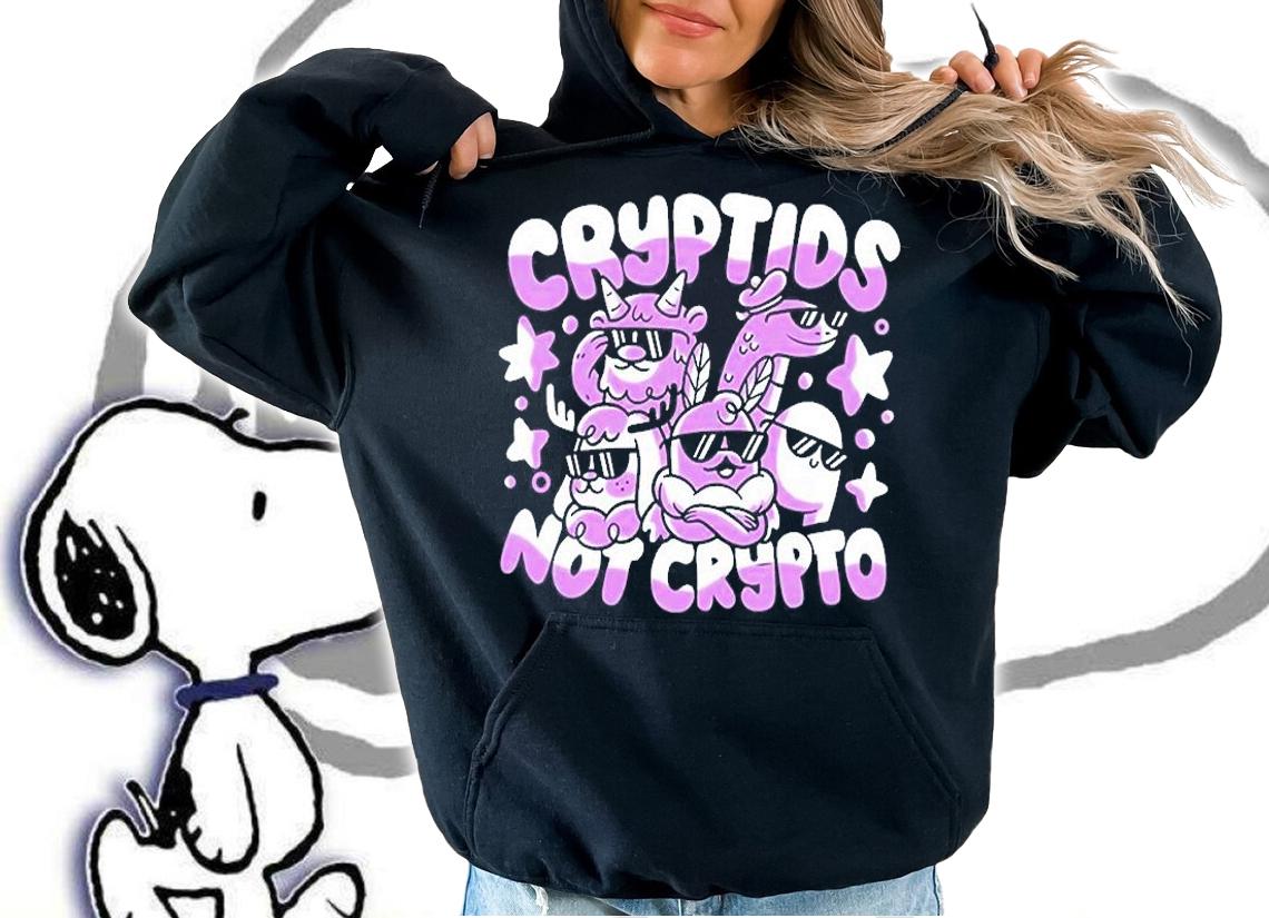 Jushmu Cryptids Not Crypto T-Shirt hoodie