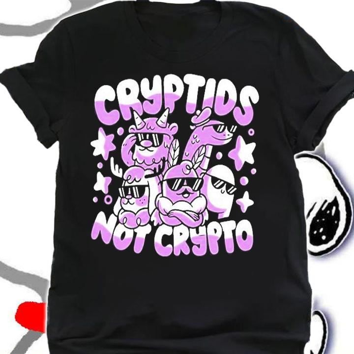 Jushmu Cryptids Not Crypto T-Shirt shirt
