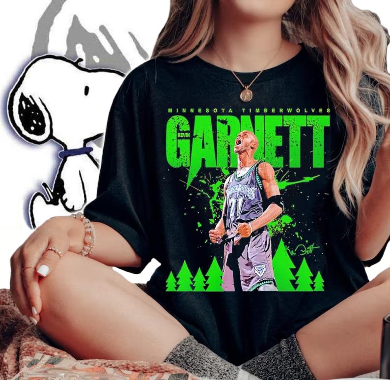 Kevin Garnett Minnesota Timberwolves Basketball Shirt