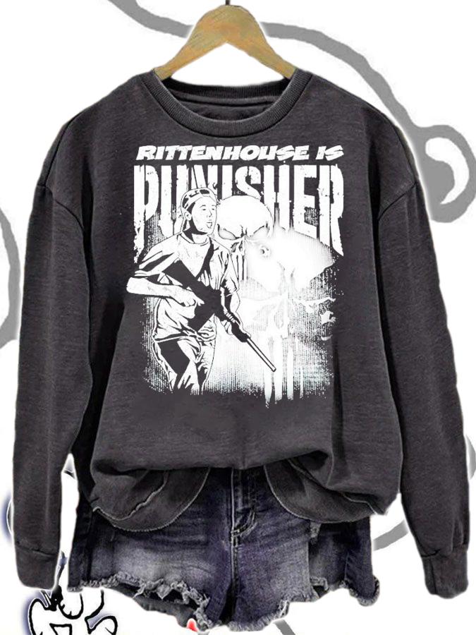 Kyle Rittenhouse Is Punisher Shirt sweatshirt