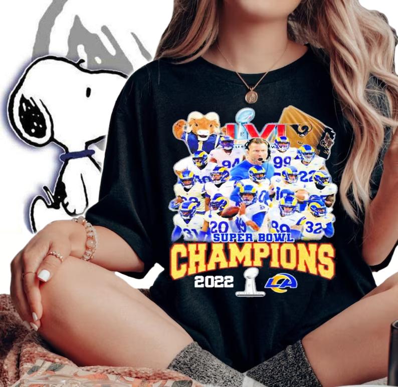 Los Angeles Rams LVI Super Bowl Champions 2022 Shirt