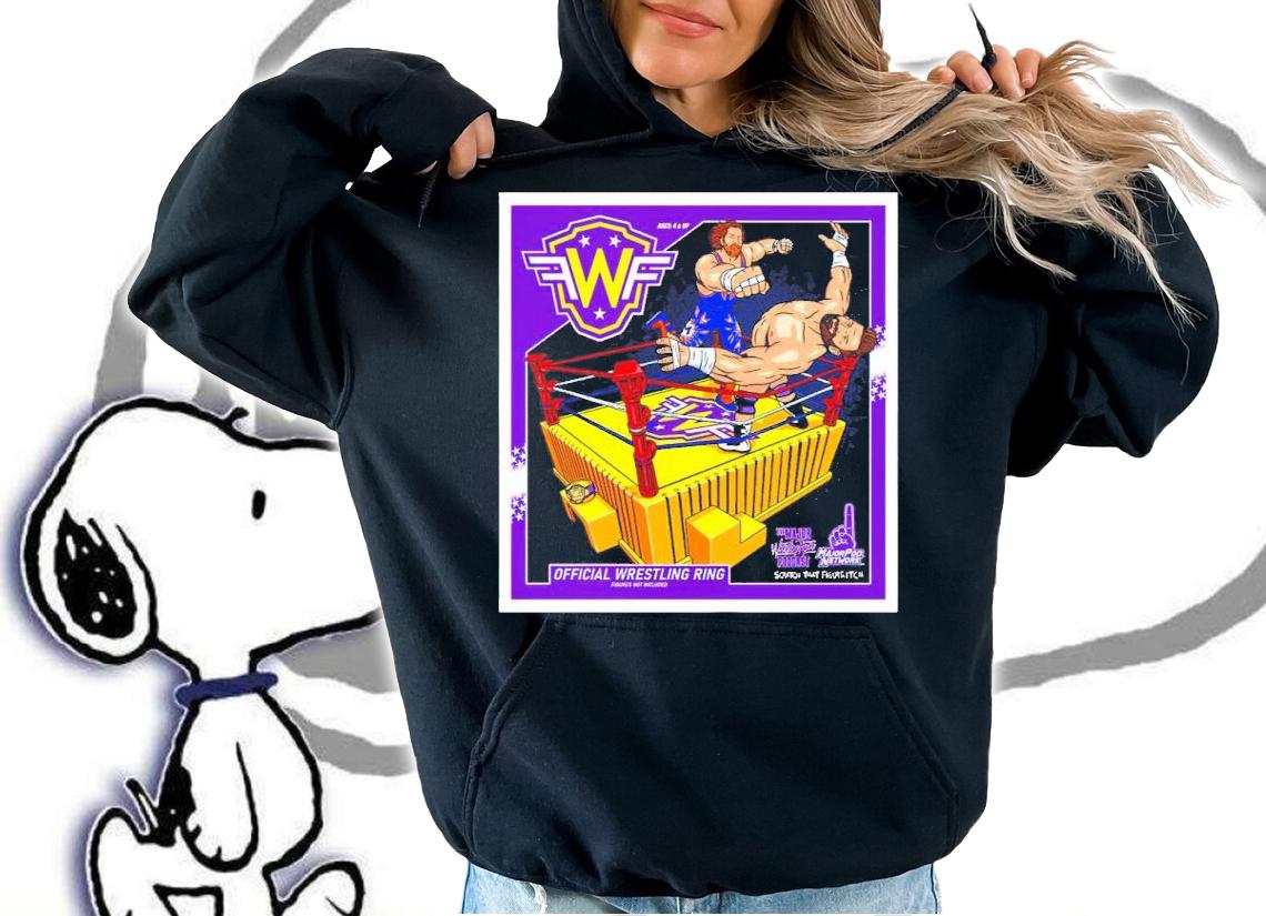 Major Wrestling Figure Podcast Major Ring Art Shirt hoodie