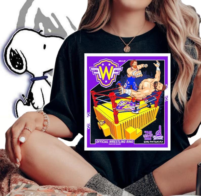 Major Wrestling Figure Podcast Major Ring Art Shirt woman shirt