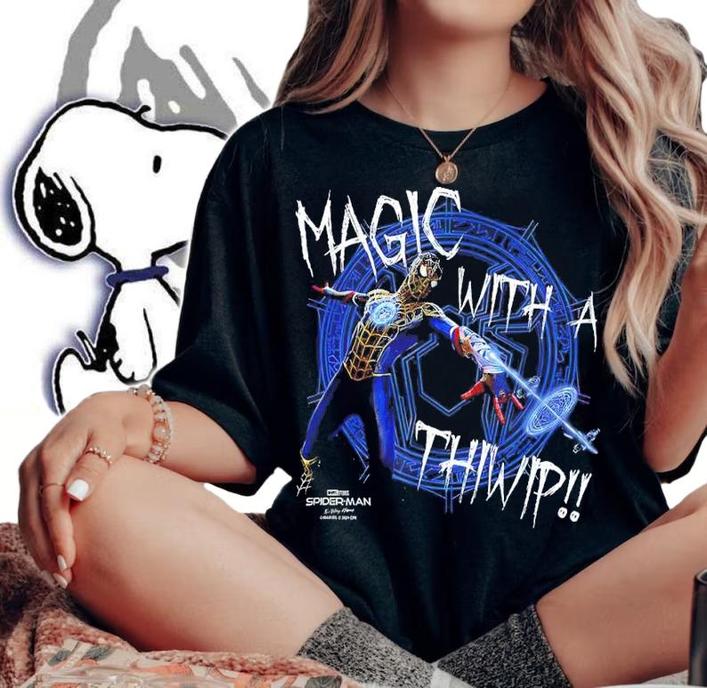Marvel Spider-Man Magic With A Thwip Shirt woman shirt