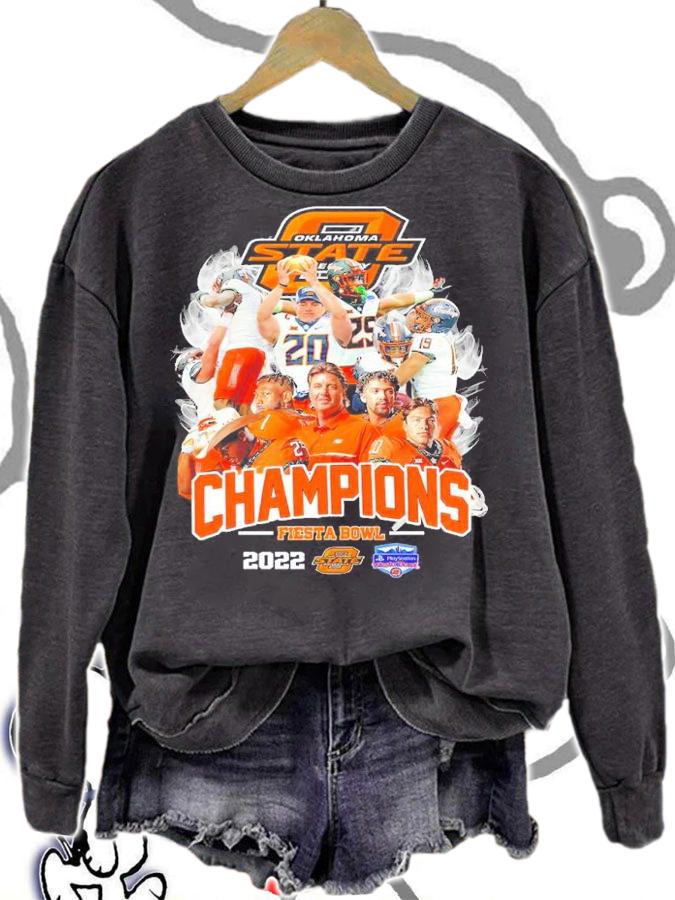 Oklahoma State Cowboys Champions Fiesta Bowl 2022 Shirt