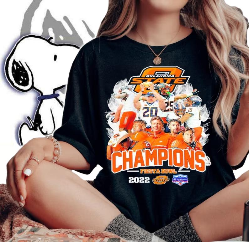 Oklahoma State Cowboys Champions Fiesta Bowl 2022 Shirt