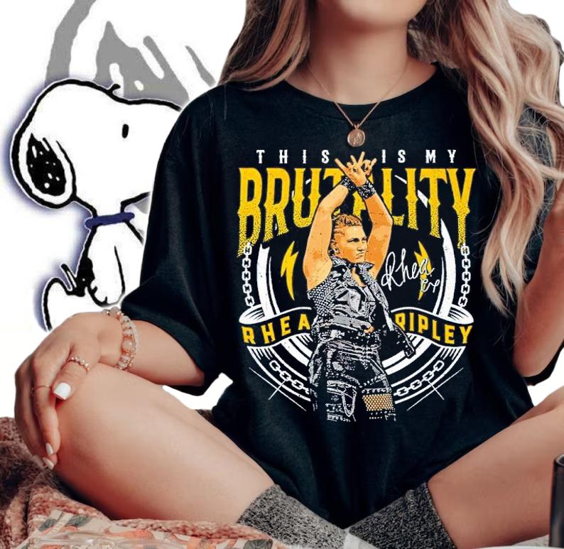 Rhea Ripley Brutality Women Superstars WWE Shirt woman shirt