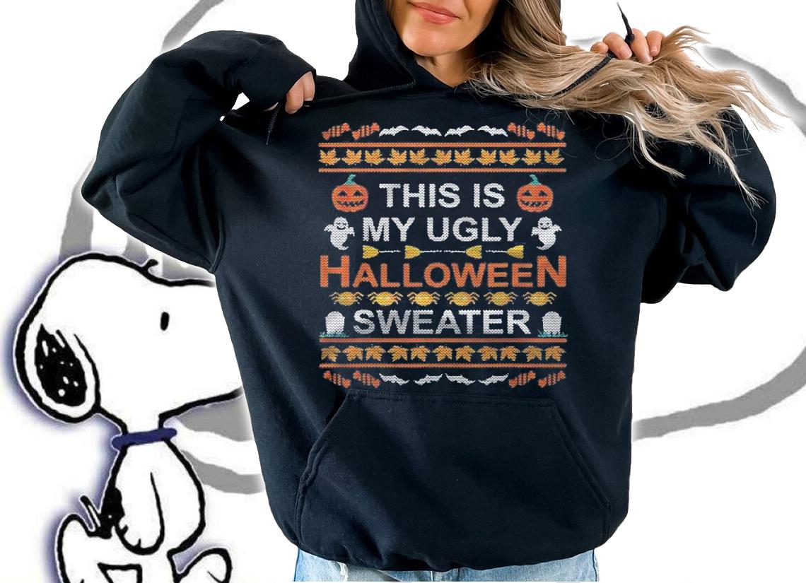 This Is My Ugly Halloween Sweater Funny Ugly Sweater Design Shirt hoodie