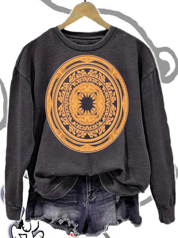 Vietnam Dongshan Drum Line Decoration Shirt sweatshirt