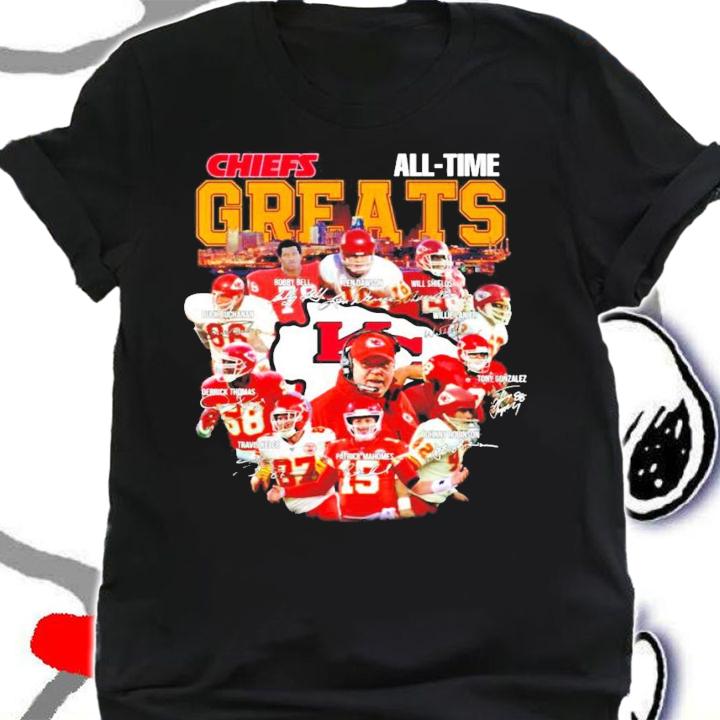 Chiefs all time Greats all team signature shirt shirt