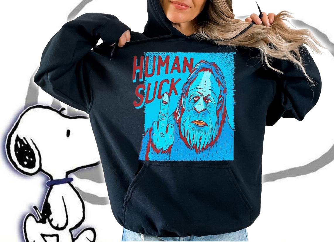 Human Sucks Bigfoot shirt