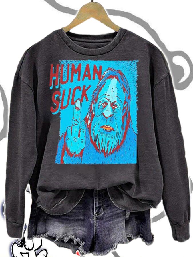 Human Sucks Bigfoot shirt