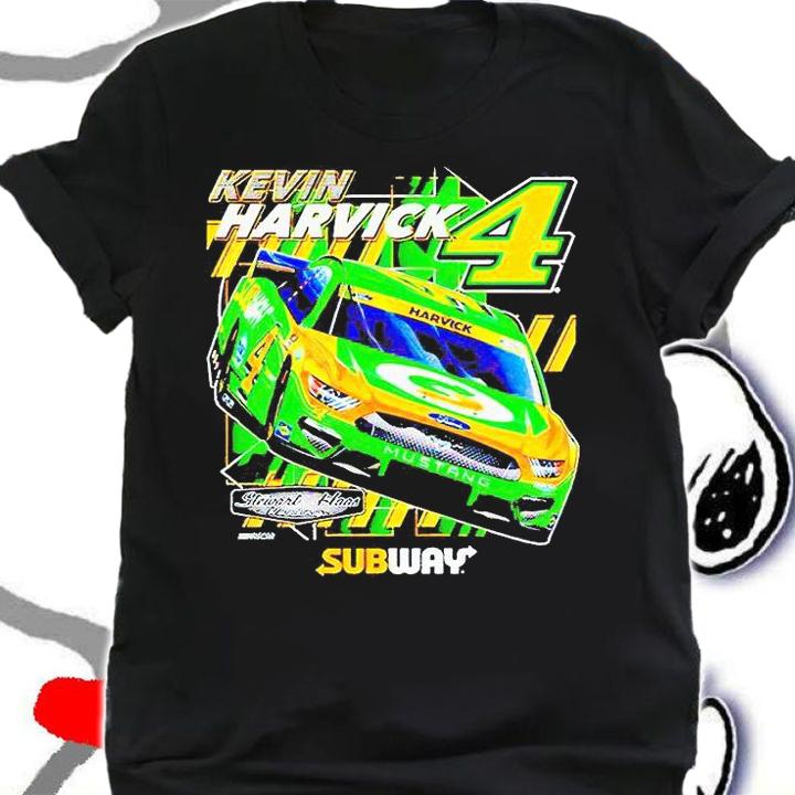 Kevin Harvick Stewart-Haas racing team collection Subway car 2-spot T-shirt shirt