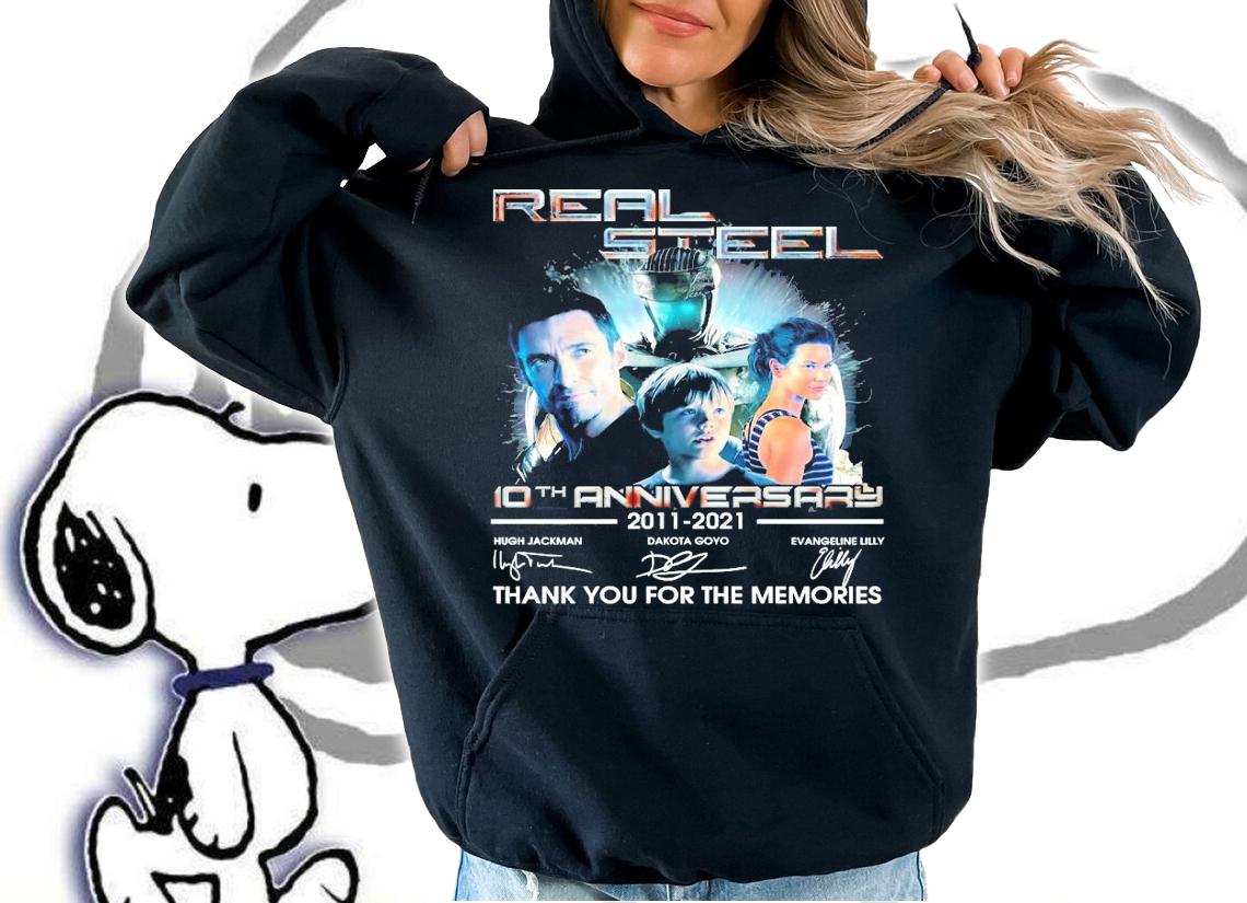 Real Steel 10th anniversary 2011-2021 signatures shirt