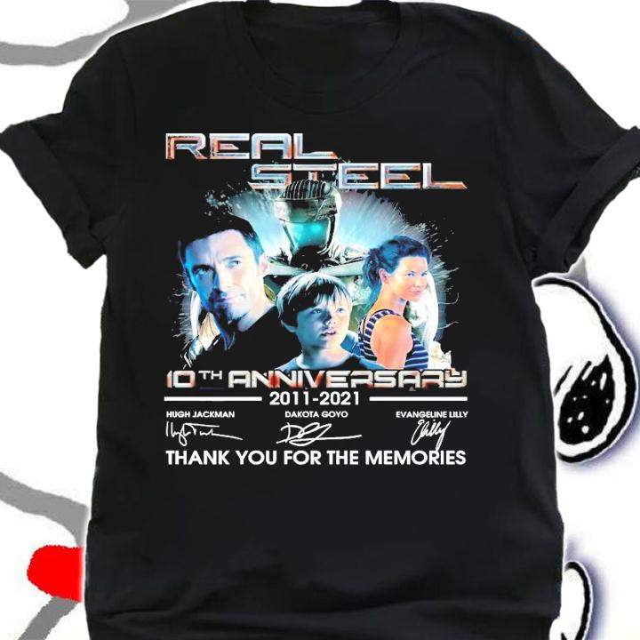Real Steel 10th anniversary 2011-2021 signatures shirt