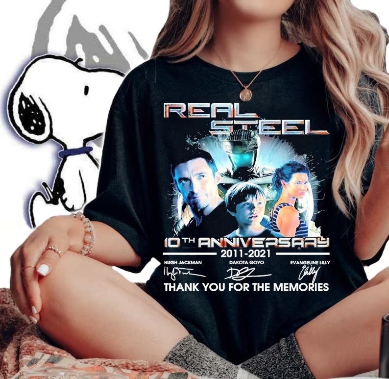 Real Steel 10th anniversary 2011-2021 signatures shirt