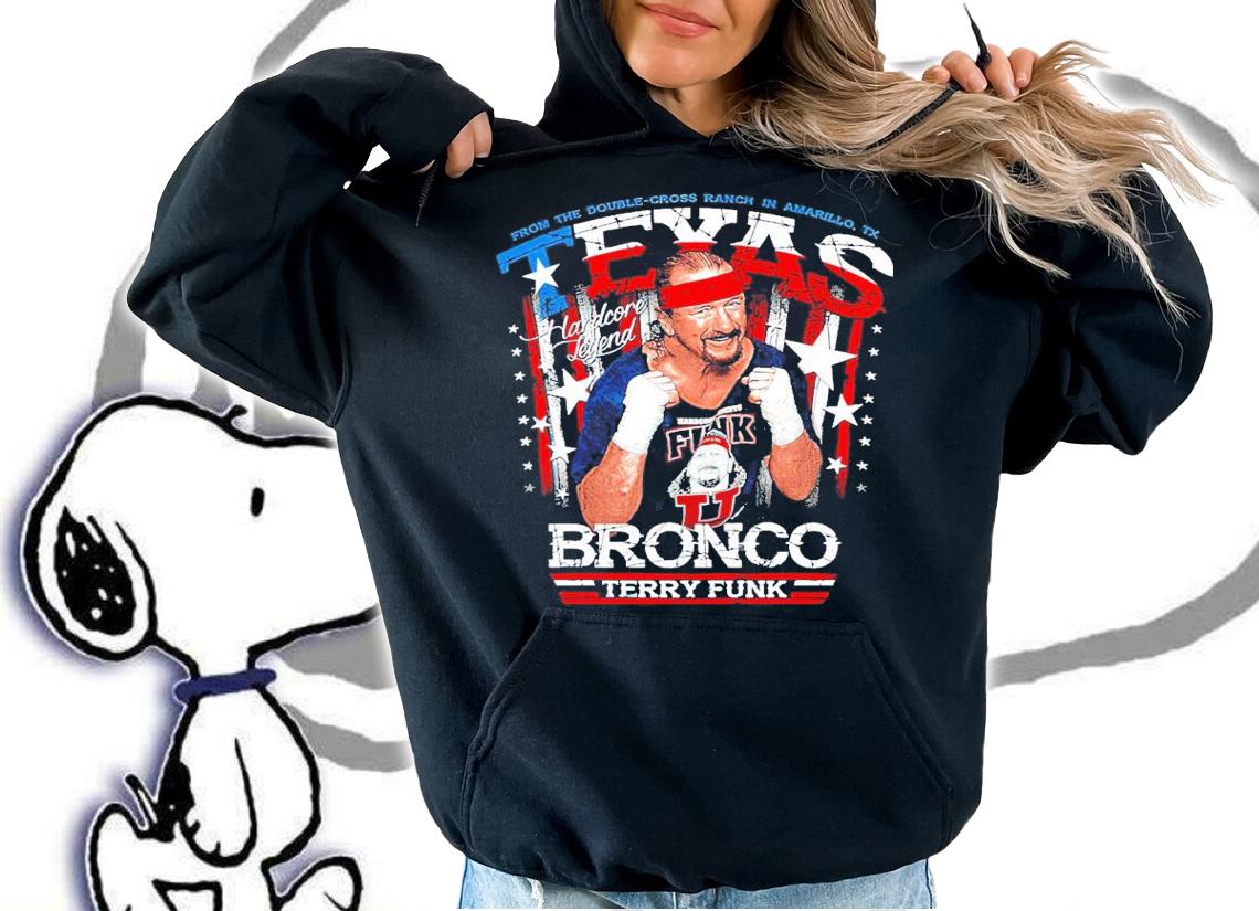 Terry Funk Texas Bronco Funk U Wrestling shirt hoodie